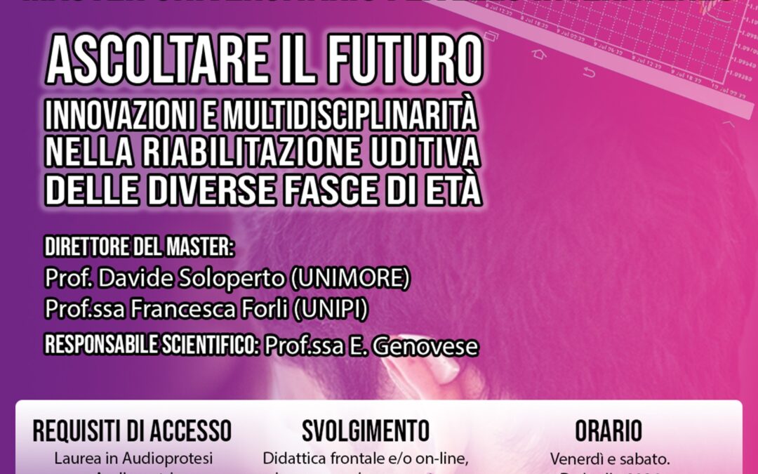 Master Universitario di I livello – “Ascoltare il futuro”